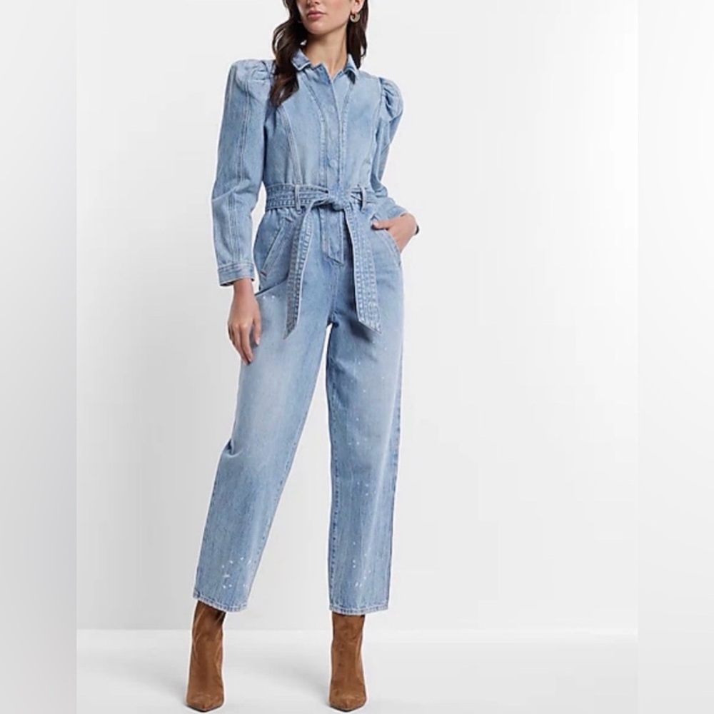 NWT Express Denim Jumpsuit size 6